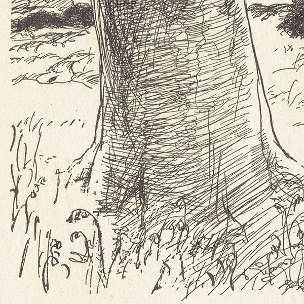 ヴィンテージプリント くまのプーさん  Winnie-the-Pooh 1942年27版より（クラシックプー CH-0061）