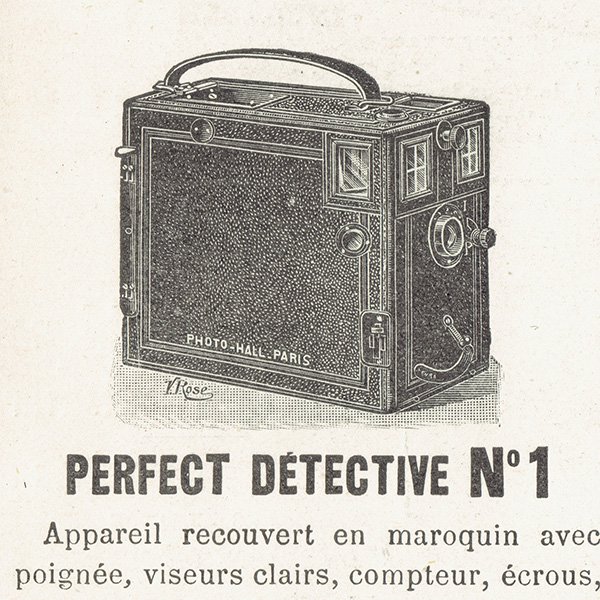PHOTO-HALL Paris カメラ フランスの古い広告 （ヴィンテージ広告） 1901年 0305