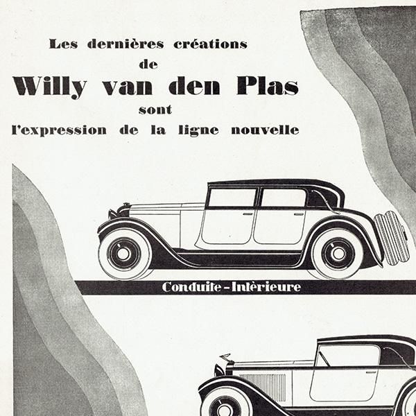 饷å WILLY VAN DEN PLASʥ꡼ Хǥ ץ1926ǯ / ե󥹤θŤ֤ιʥơ 0163