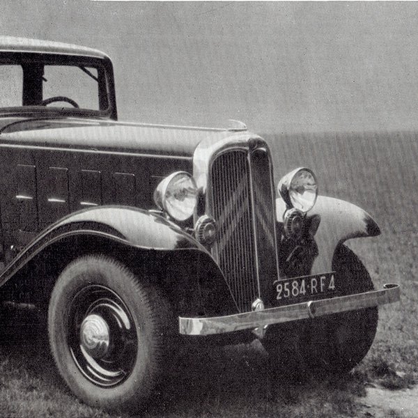 クラシックカー シトロエン（Citroën）1932年 / フランスの古い車の広告（ヴィンテージ広告） 0164