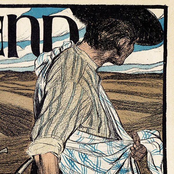 ドイツのイラスト文芸雑誌JUGEND（ユーゲント）アールヌーヴォー  1899-3-25 NR.13  0116