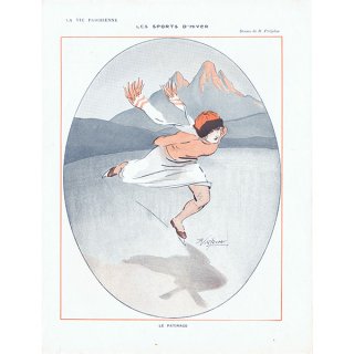 フランスの雑誌挿絵 1913年 〜LA VIE PARISIENNE〜より（René Préjelan ）0596