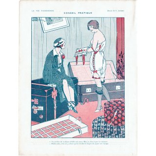 フランスの雑誌挿絵 1913年 〜LA VIE PARISIENNE〜より（ジョルジュ・レオネック/Georges Léonnec）0597