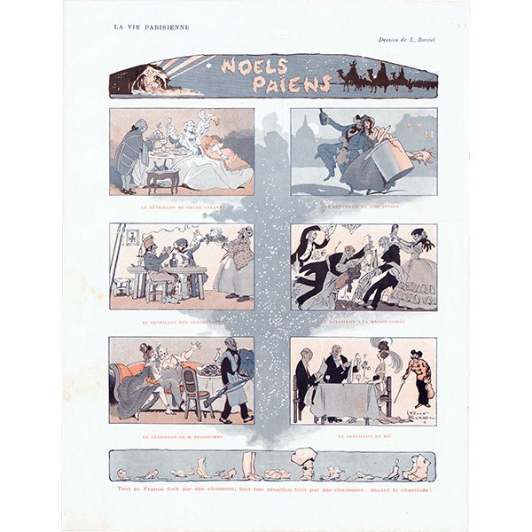 フランスの雑誌挿絵 1913年 ～LA VIE PARISIENNE～より（Leonce Burret）0598