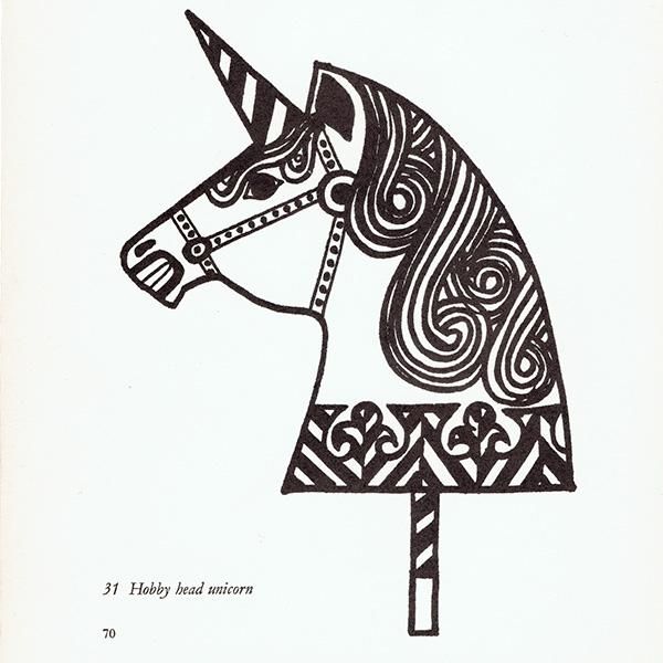 Printed Rag Toys Unicornʥ˥1960ǯ  |  ꥹ 1102