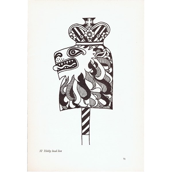Printed Rag Toysより lion（ライオン）1960年代  |  イギリス  1103<img class='new_mark_img2' src='https://img.shop-pro.jp/img/new/icons5.gif' style='border:none;display:inline;margin:0px;padding:0px;width:auto;' />