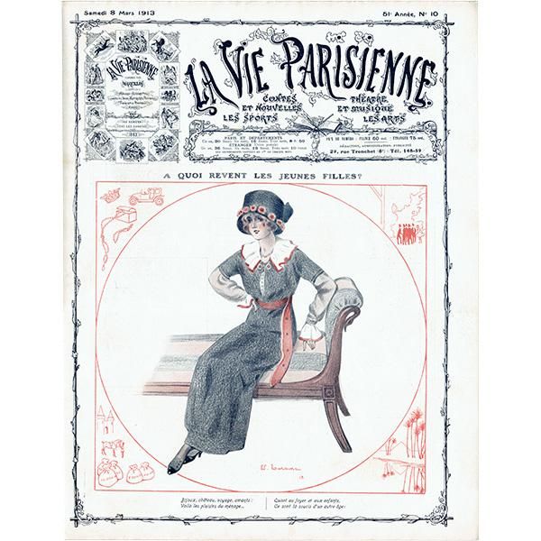 限定版 フランスの雑誌表紙 PARISIENNE～より（Edouard VIE ～LA その他