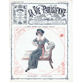 フランスの雑誌表紙 〜LA VIE PARISIENNE〜より（Edouard Touraine / エドゥアール・トゥーレーヌ） 0603