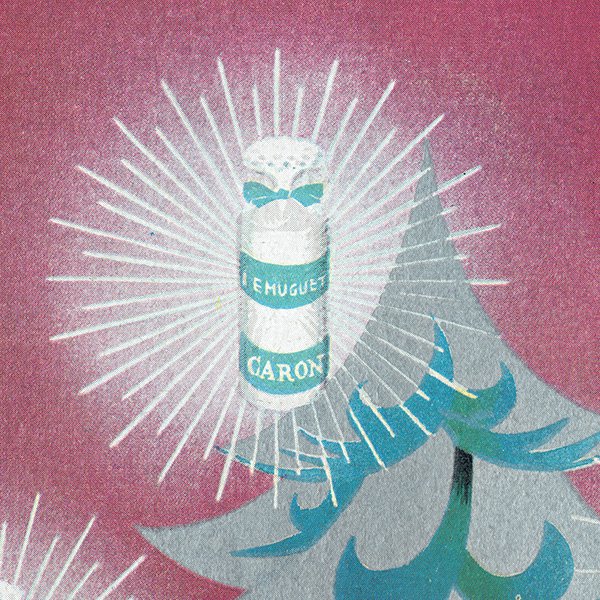 フランス ヴィンテージ広告 / CARON キャロン 香水 クリスマス（ヴィンテージ広告）1954年 0310