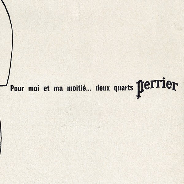 Perrier (ڥꥨ) ե󥹤θŤʥơ 1963ǯ 0316
