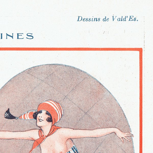 フランスの雑誌挿絵 1924年 ～LA VIE PARISIENNE～より（Vald'Es）0605