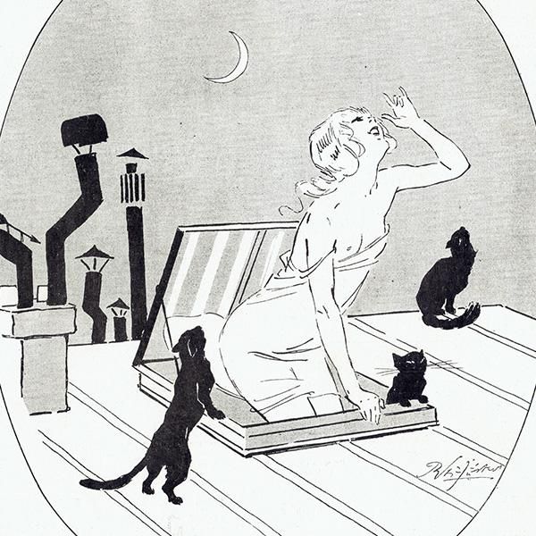 フランスの雑誌挿絵 1915年 ~LA VIE PARISIENNE~より(René Préjelan )0608 フランスの雑誌挿絵 1915年 ~LA VIE PARISIENNE~より(René Préjelan )0608