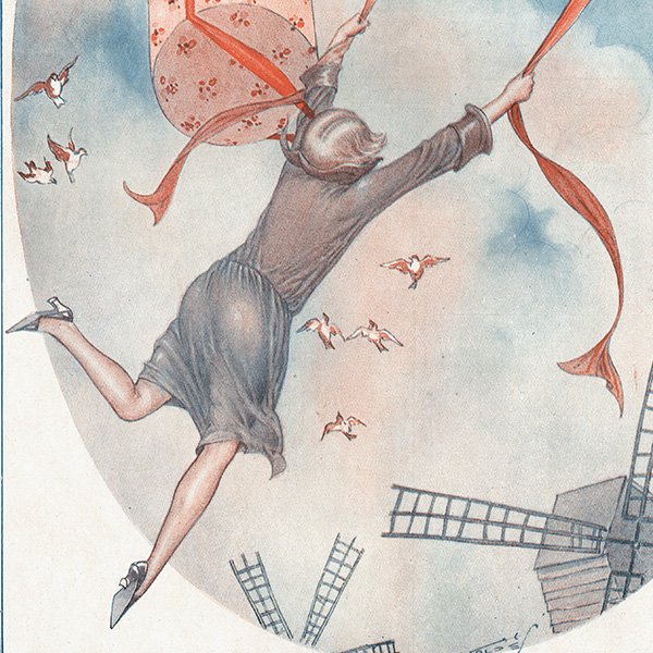 フランスの雑誌挿絵 1925年 〜LA VIE PARISIENNE〜より（Vald'Es）0609