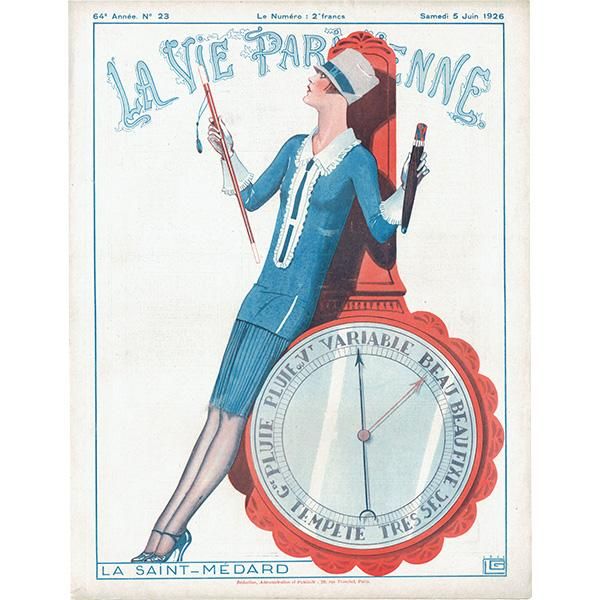 フランスの雑誌表紙 1926年 ～LA VIE PARISIENNE～より