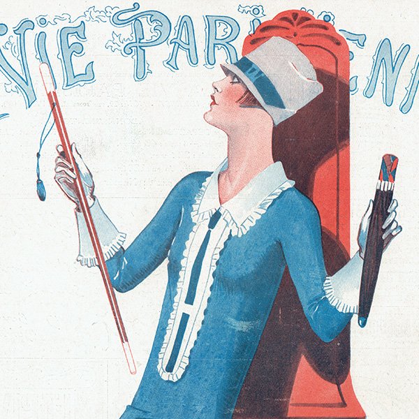フランスの雑誌表紙 1926年 〜LA VIE PARISIENNE〜より（ジョルジュ・レオネック/Georges Léonnec）0610