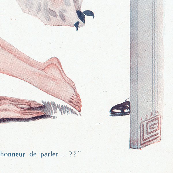 フランスの雑誌挿絵 1930年 〜LA VIE PARISIENNE〜より（ジョルジュ・レオネック/Georges Léonnec）0613