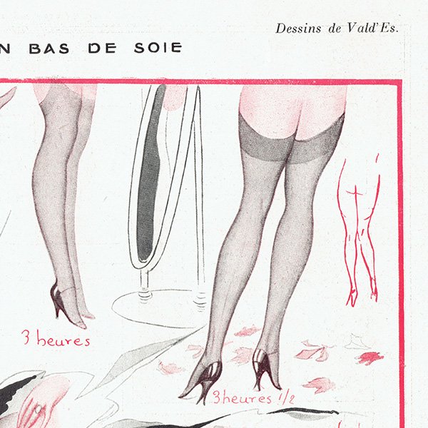 フランスの雑誌挿絵 1923年 〜LA VIE PARISIENNE〜より（Vald'Es）0614