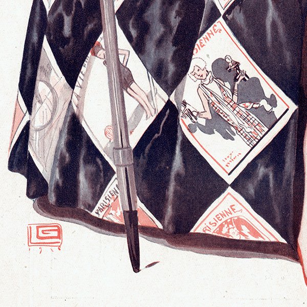 フランスの雑誌挿絵 1926年 〜LA VIE PARISIENNE〜より（ジョルジュ・レオネック/Georges Léonnec）0615