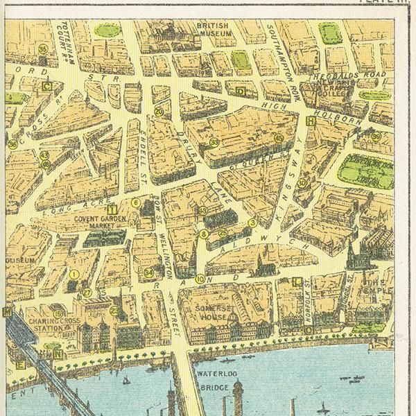 1920ǯ ɥ  ơޥåסϿޡTHEATRE AREA of LONDON | 048