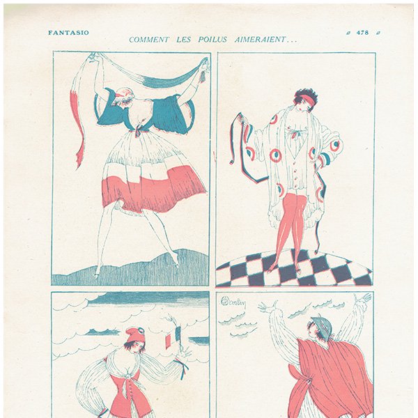シャルル・マルタン（Charles Martin）フランスの雑誌FANTASIOより 1919年 #1101