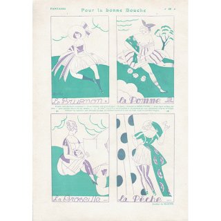 シャルル・マルタン（Charles Martin）フランスの雑誌FANTASIOより  1920年  #1103