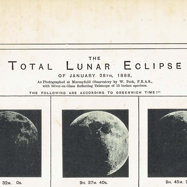 ŷʸء 1888ǯ128γ Total Lunar Eclipse 1890ǯ ꥹ ƥ ץ | 0065