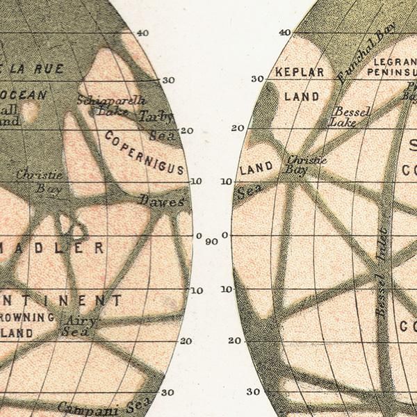 ŷʸء ο Chart of the Planet Mars  1890ǯ ꥹ ƥ ץ | 0067