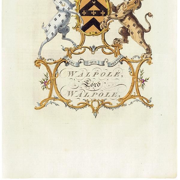  / coat of arms ݡ붪Lord Walpole ꥹ ƥ Ƽǲ   1001