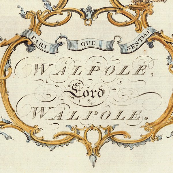  / coat of arms ݡ붪Lord Walpole ꥹ ƥ Ƽǲ   1001