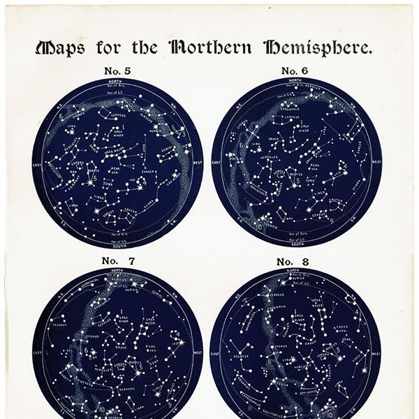 Amazon.co.jp: アンティーク、天球図、天文、星座早見盤、、星図