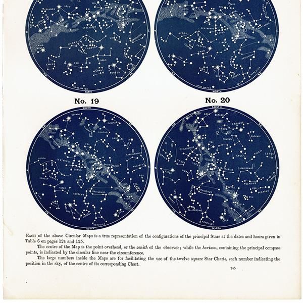 ŷʸء ŷο Ⱦ ¥ޥå Map for the Southern Hemisphere No.17No.20  1890ǯ ꥹ ƥ ץ | 0098