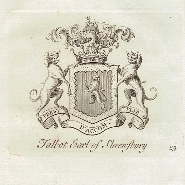 英国貴族の紋章 「Fielding Earl of Denbigh」 インダストリアル