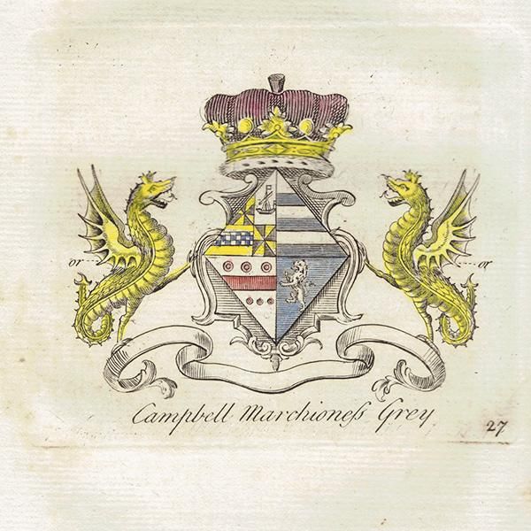 ѹ² Campbell Marchioness Grey ȥꥢ ꥹ ƥ ץ 1779ǯ  |  1110