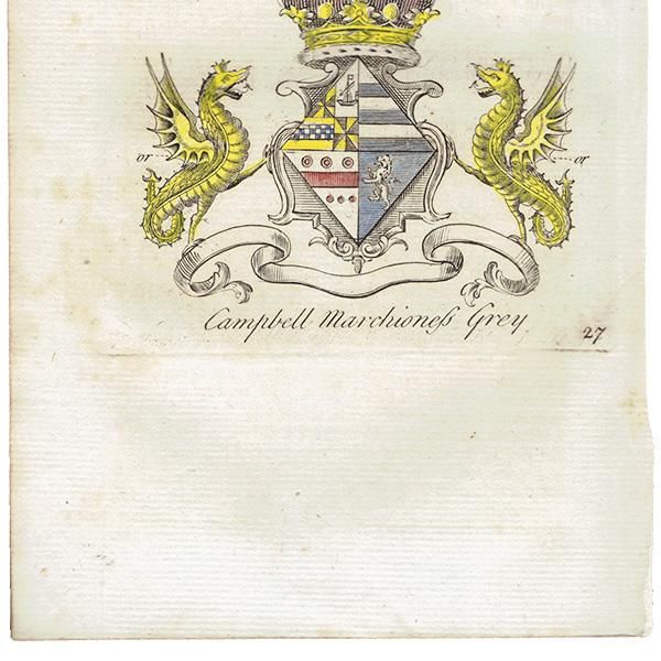 ѹ² Campbell Marchioness Grey ȥꥢ ꥹ ƥ ץ 1779ǯ  |  1110