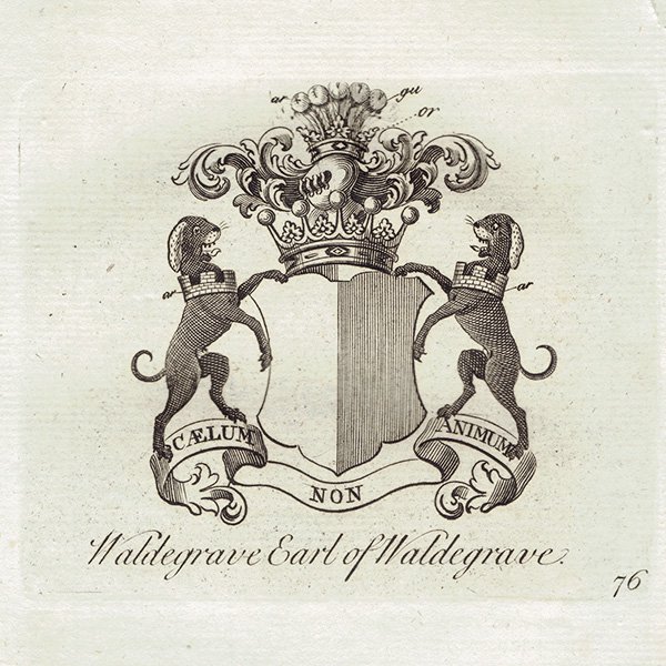ѹ² Waldegrave Earl of Waldegrave ȥꥢ ꥹ ƥ ץ 1779ǯ  |  1115