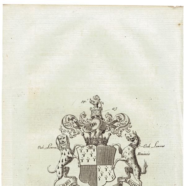 英国貴族の紋章 「Stanhope Earl of Harrington