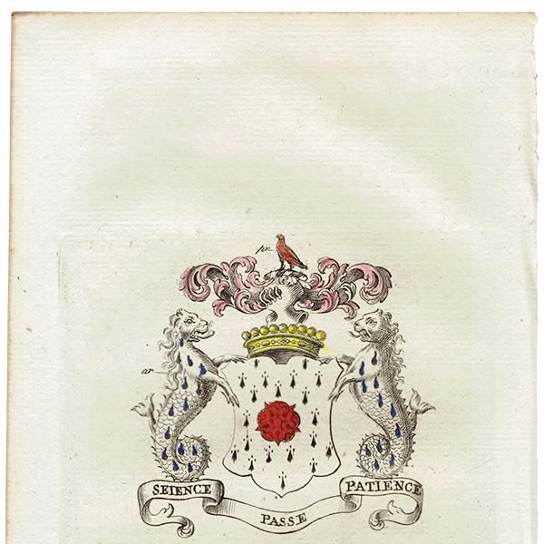 英国貴族の紋章 「Boscanven Viscount Falmouth 英国貴族の紋章 「Boscanven Viscount Falmouth