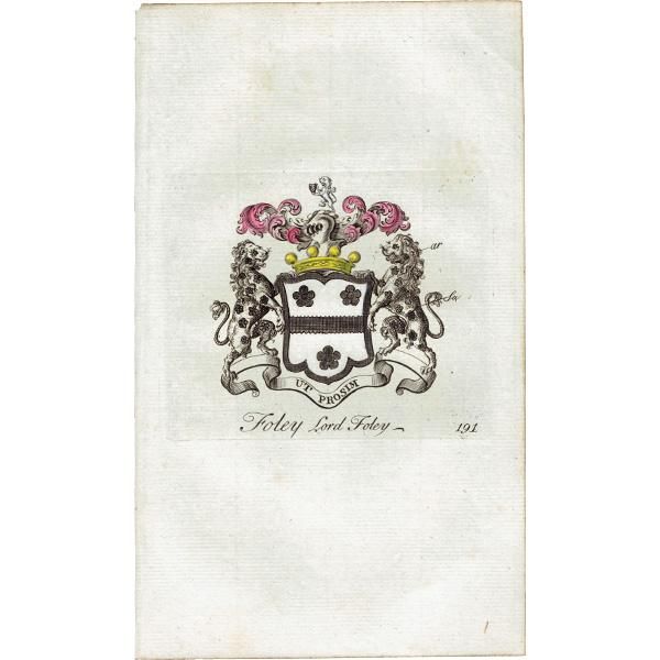 ѹ² Foley Lord Foleyʥե꡼˼ߡˡ ȥꥢ ꥹ ƥ ץ 1779ǯ  |  1137