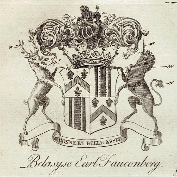 英国貴族の紋章 「Belasyse Earl Fauconberg（ファウコンバーグ