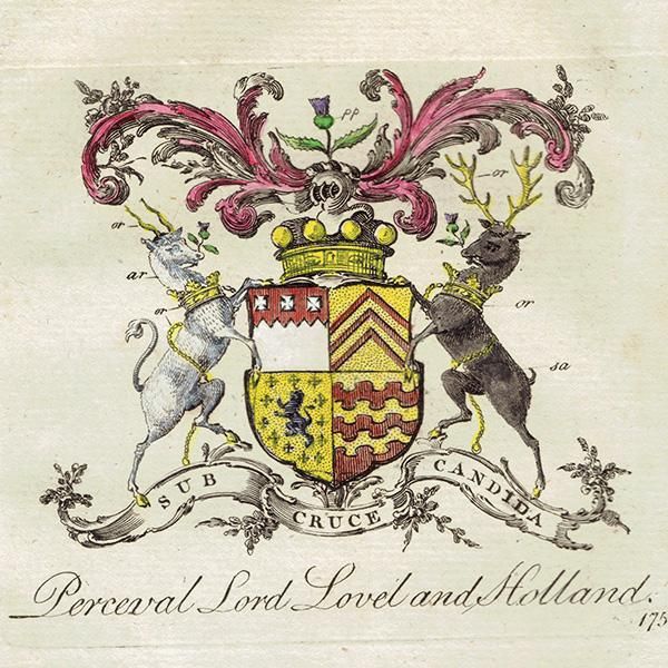 英国貴族の紋章 「Perceval Lord Lovel and Holland 英国貴族の紋章 「Perceval Lord Lovel and Holland