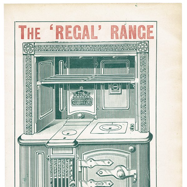 ガスレンジの古い広告 イギリスアンティーク 1905年 0321