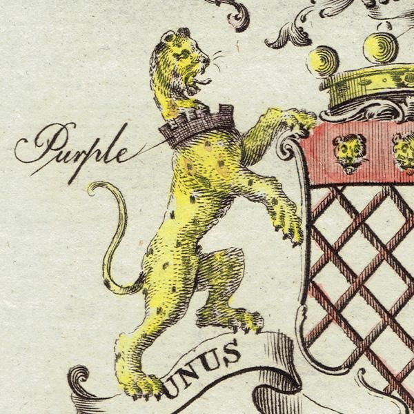 英国貴族の紋章 「Liddell Lord Ravensworth」 インダストリアル