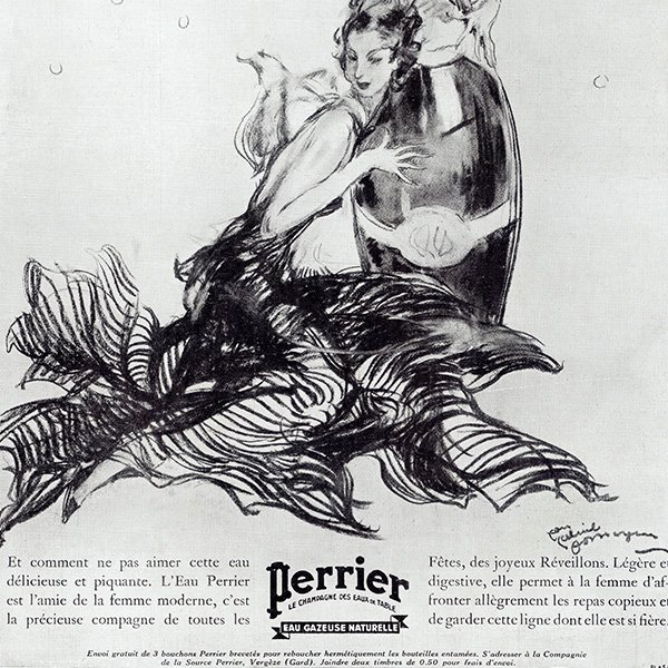 Perrier (ペリエ) フランスの古い広告（ヴィンテージ広告） 1935年 0324<img class='new_mark_img2' src='https://img.shop-pro.jp/img/new/icons5.gif' style='border:none;display:inline;margin:0px;padding:0px;width:auto;' />