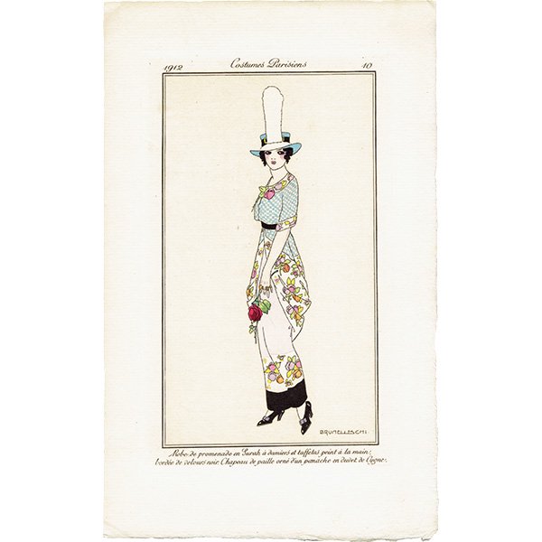 ٥ȡ֥ͥ쥹Umberto Brunelleschi  Journal des Dames et des Modes ʥ롦ǡࡦǡ⡼ɡ 1912ǯ  #015