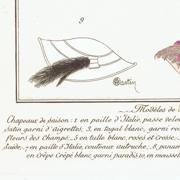 シャルル・マルタン（Charles Martin）  Journal des Dames et des Modes（ ジュルナル・デ・ターム・エ・デ・モード） 1912年  #010