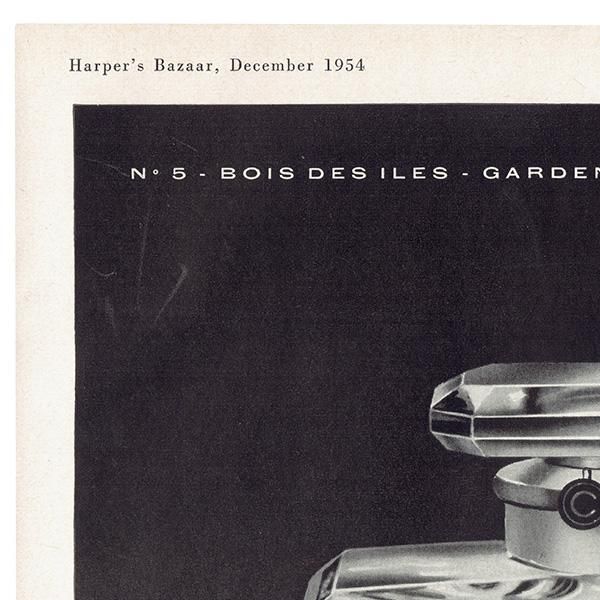 CHANEL シャネル 50s アンティーク 雑誌広告 額付き 写真広告