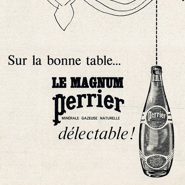 アンティーク Perrier ペリエ広告 - 印刷物