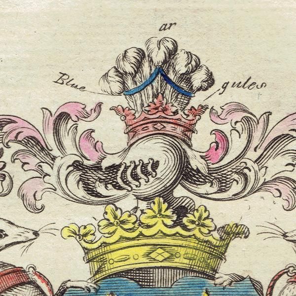 英国貴族の紋章 「Pelham Clinton Duke of Newcastle 英国貴族の紋章 「Pelham Clinton Duke of Newcastle