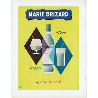 Marie Brizard (マリーブリザール) フランスの古い広告（ヴィンテージ広告） 1955年 0326