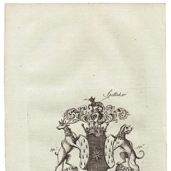 英国貴族の紋章 「Hobart Earl of Buckinghamshire（バッキンガム